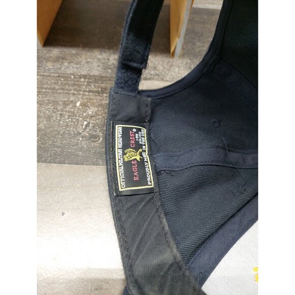 USS John C. Stennis 74 'Look Ahead' Blue W/Aircraft Carrier Logo Hook N Loop Hat - Picture 7 of 8